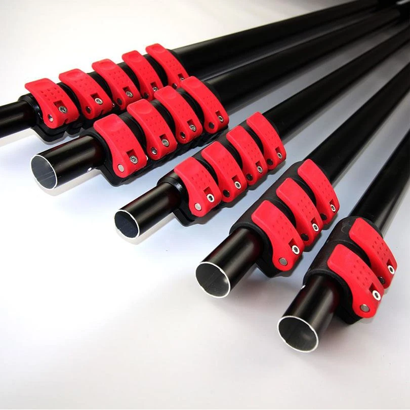 9 meters aluminum telescopic pole with flip cam locking (3)
