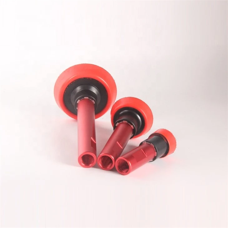 M14 Red Stainless Steel Extension Shaft RO Backing Plate Kits